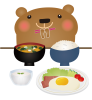 くま和朝食