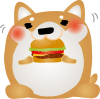 柴犬ハンバーガー
