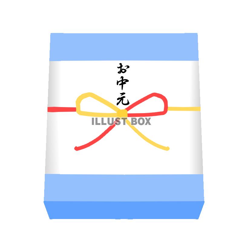 お中元箱　透過png