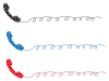 受話器のライン3　水玉