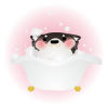 黒柴お風呂