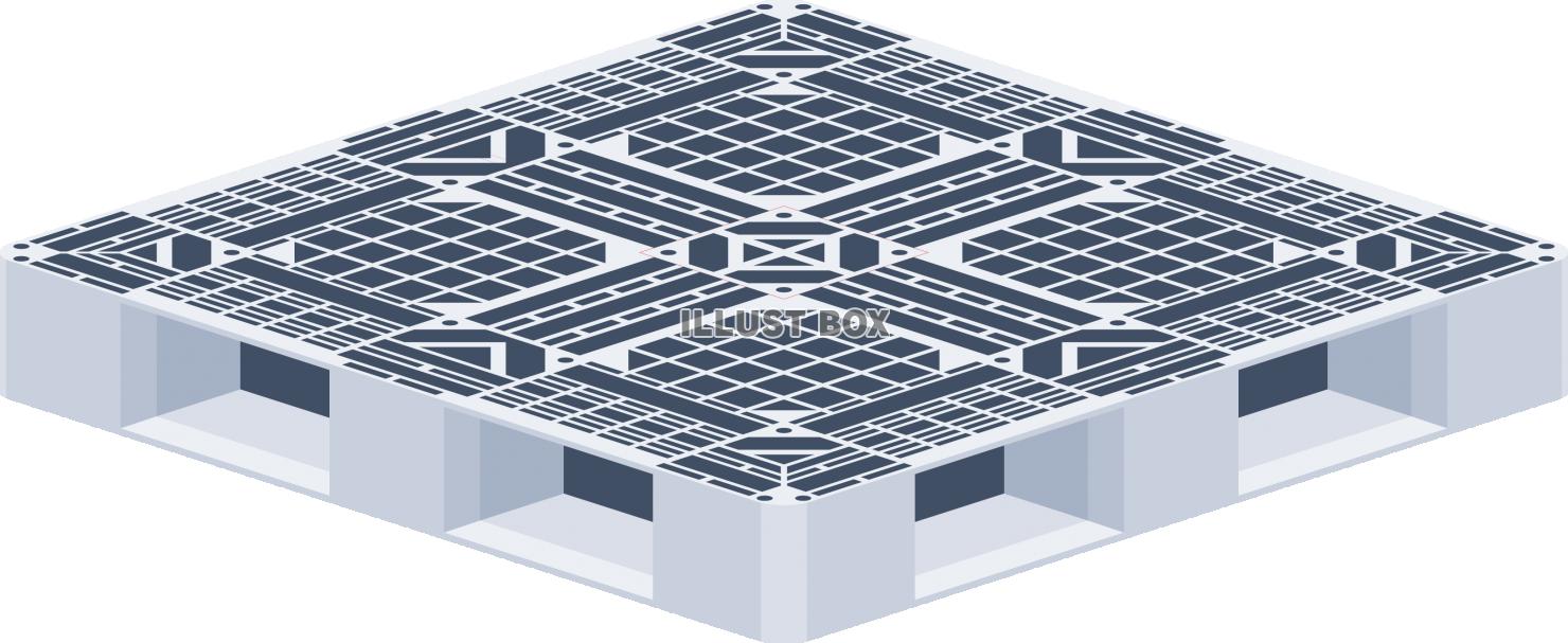 無料イラスト パレット 倉庫 ホワイト
