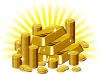 金塊と金貨