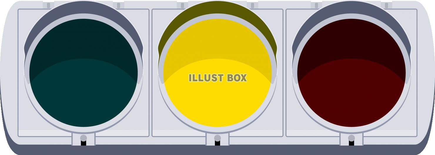 無料イラスト 信号機 右折 矢印