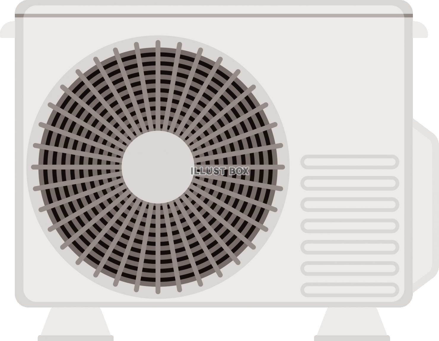 無料イラスト エアコンの室外機