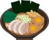 ラーメン　煮卵・チャーシュー