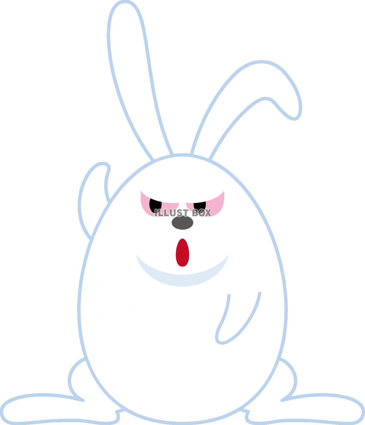 動物　キャラクター　ウサギ