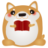 柴犬読書