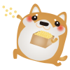 柴犬豆まき