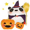 パンダハロウィン1