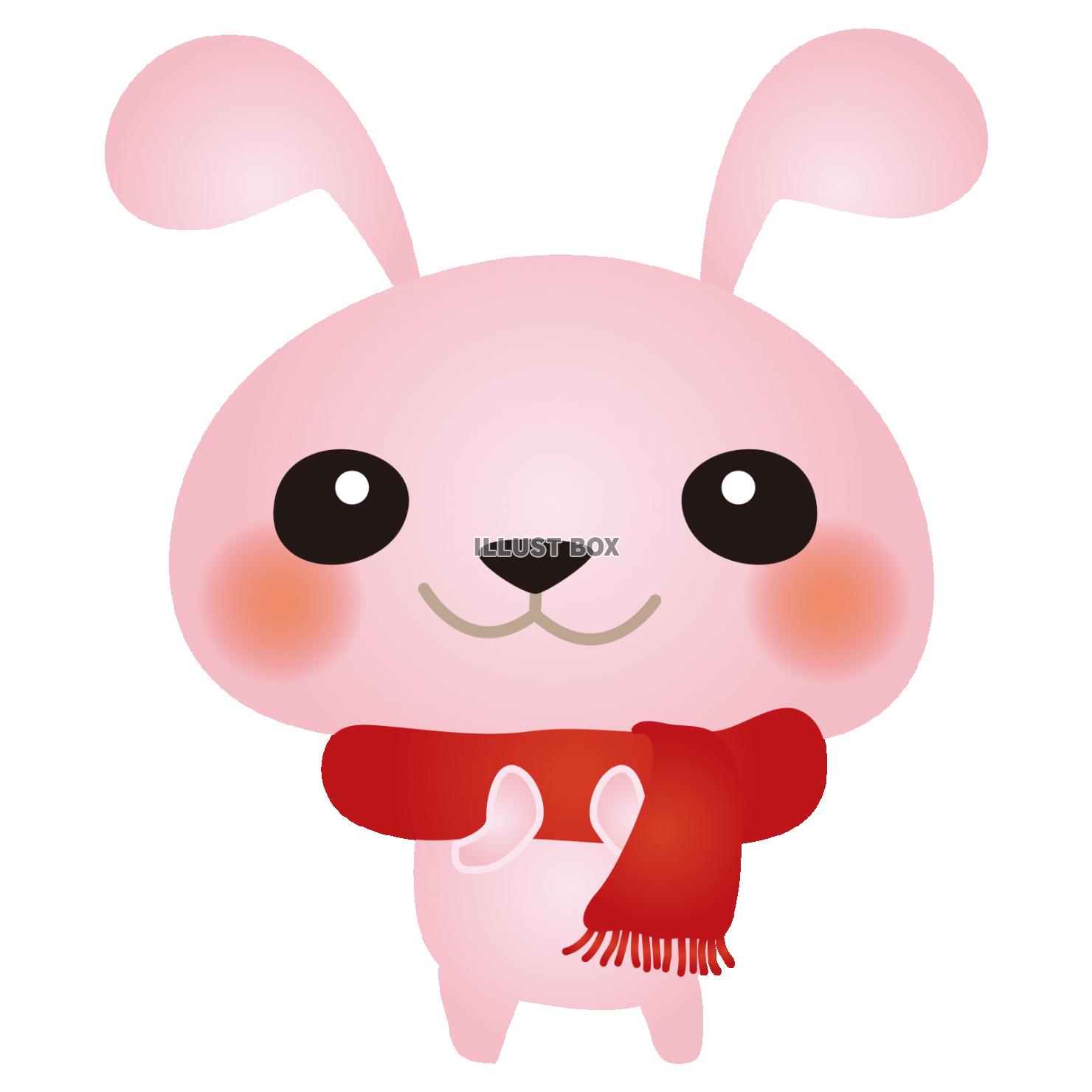うさぎマフラー
