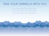 雨の背景 2　シームレスパターン