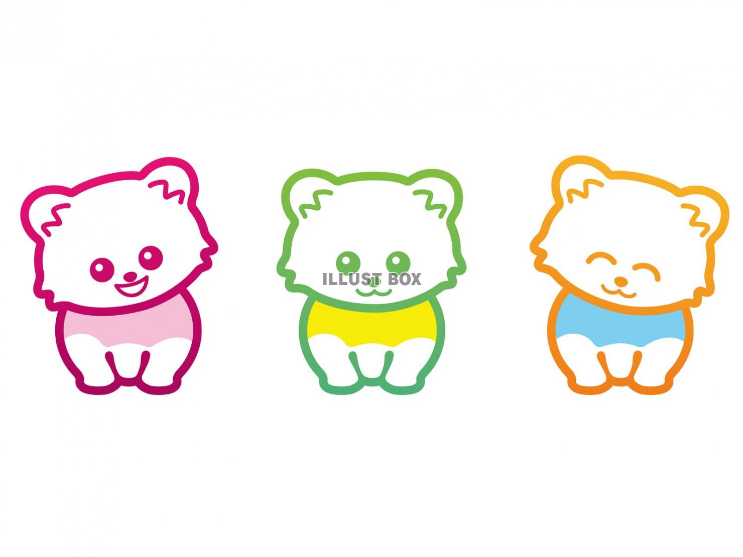 キュートなキャラクター1　猫３点セット