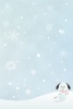 戌年年賀状12（戌の雪だるま）