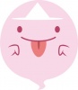 ピンク色のオバケ