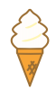 ソフトクリーム　透過png