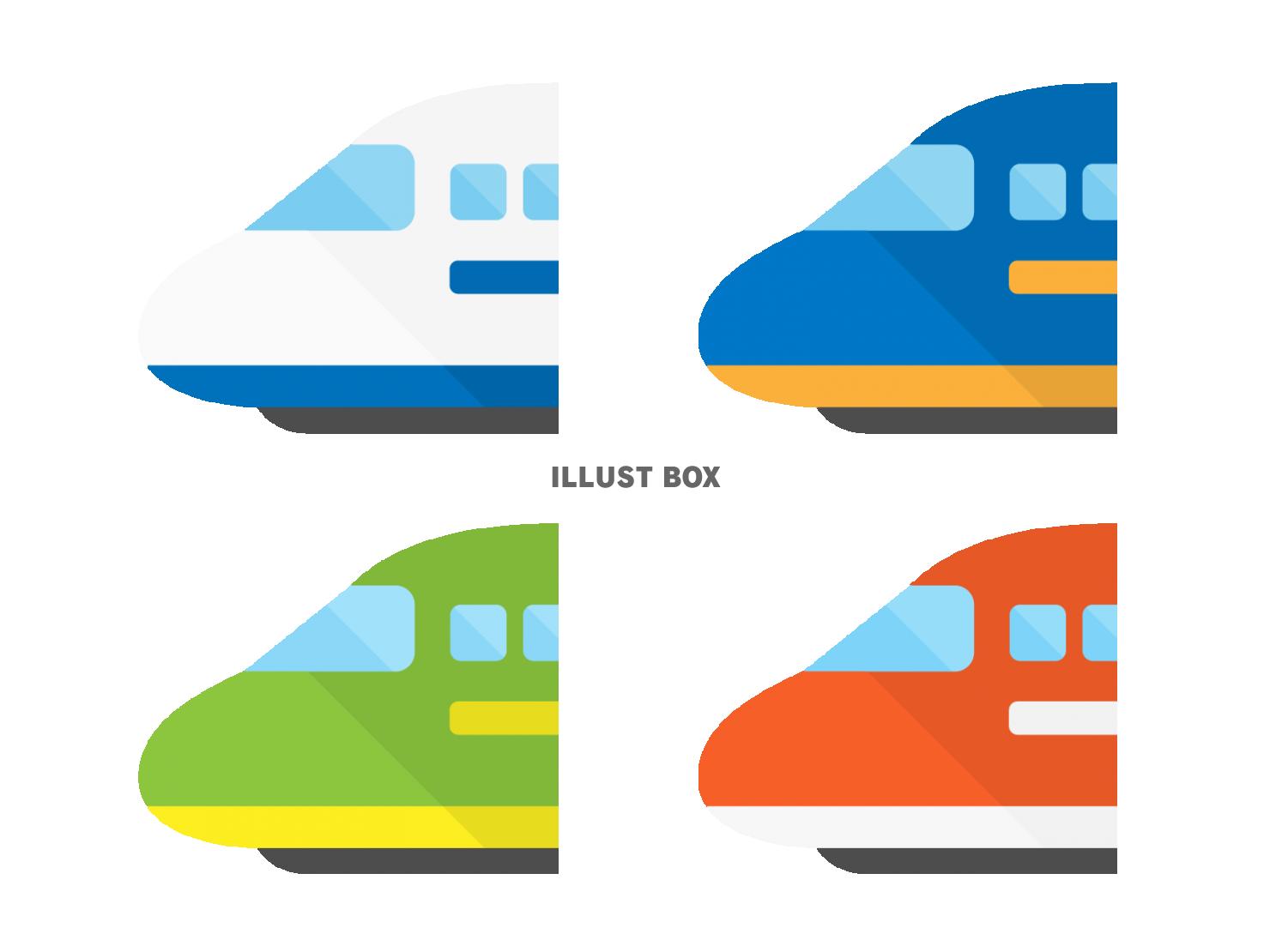 無料イラスト 特急列車アイコン