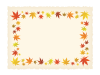秋のメッセージカード
