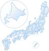 日本地図　水