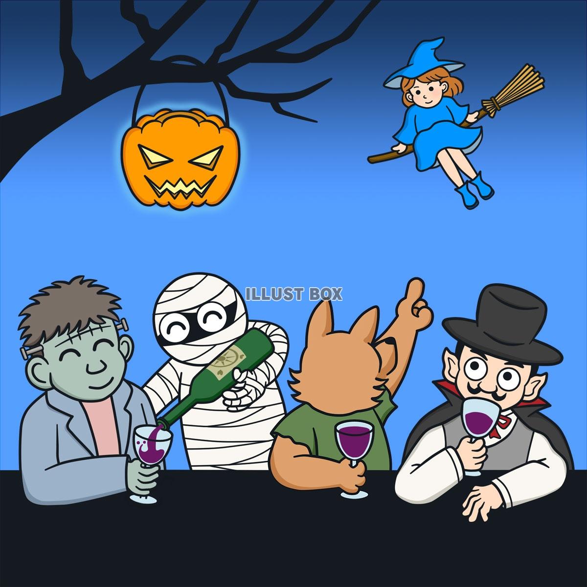 無料イラスト ハロウィン パーティ