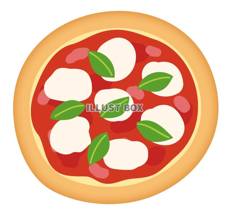 トップレート ピザ イラスト かわいい 無料イラスト素材 かわいいフリー素材 素材のプ