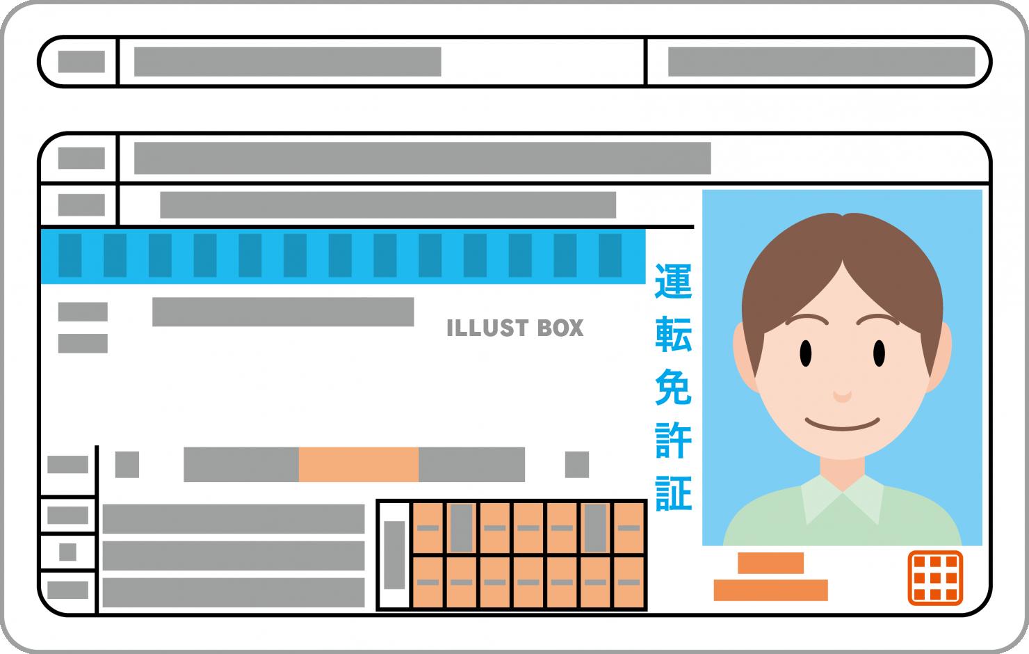 運転免許証　男性