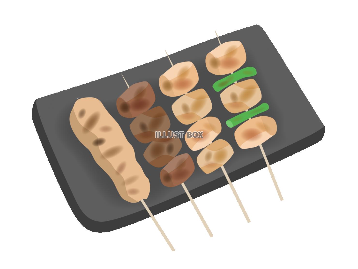 焼き鳥 イラスト無料
