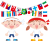 運動会　体育祭　万国旗
