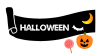 ハロウィンのラベル　透過png