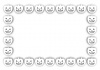 立体感のあるフレーム　ジャックランタン　横