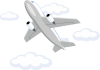 飛行機　ジェット機　雲