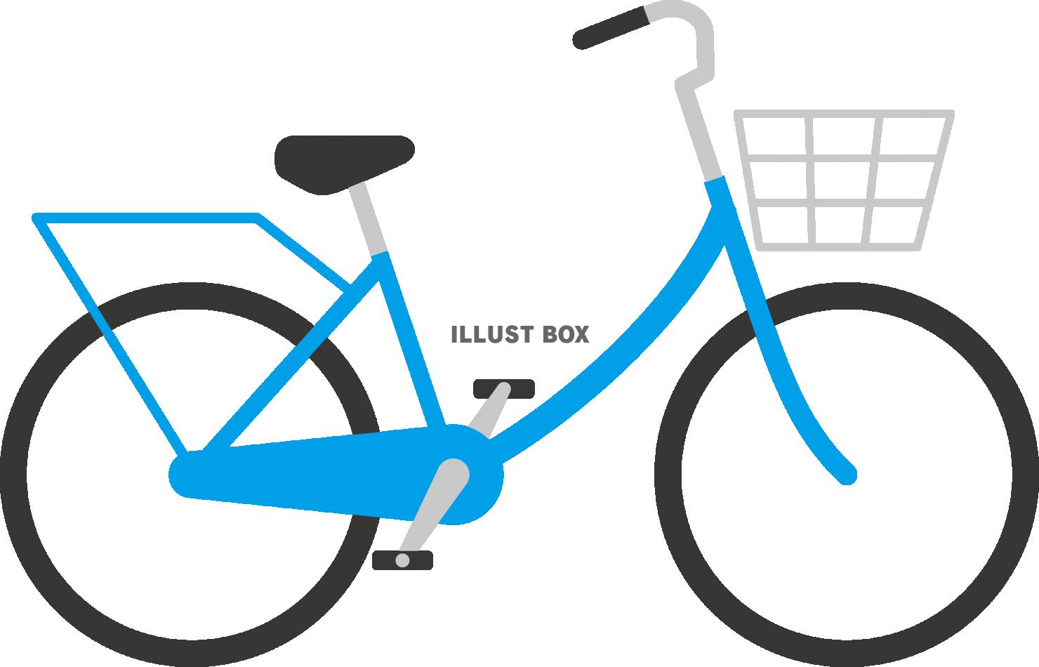 無料イラスト シンプルな 自転車