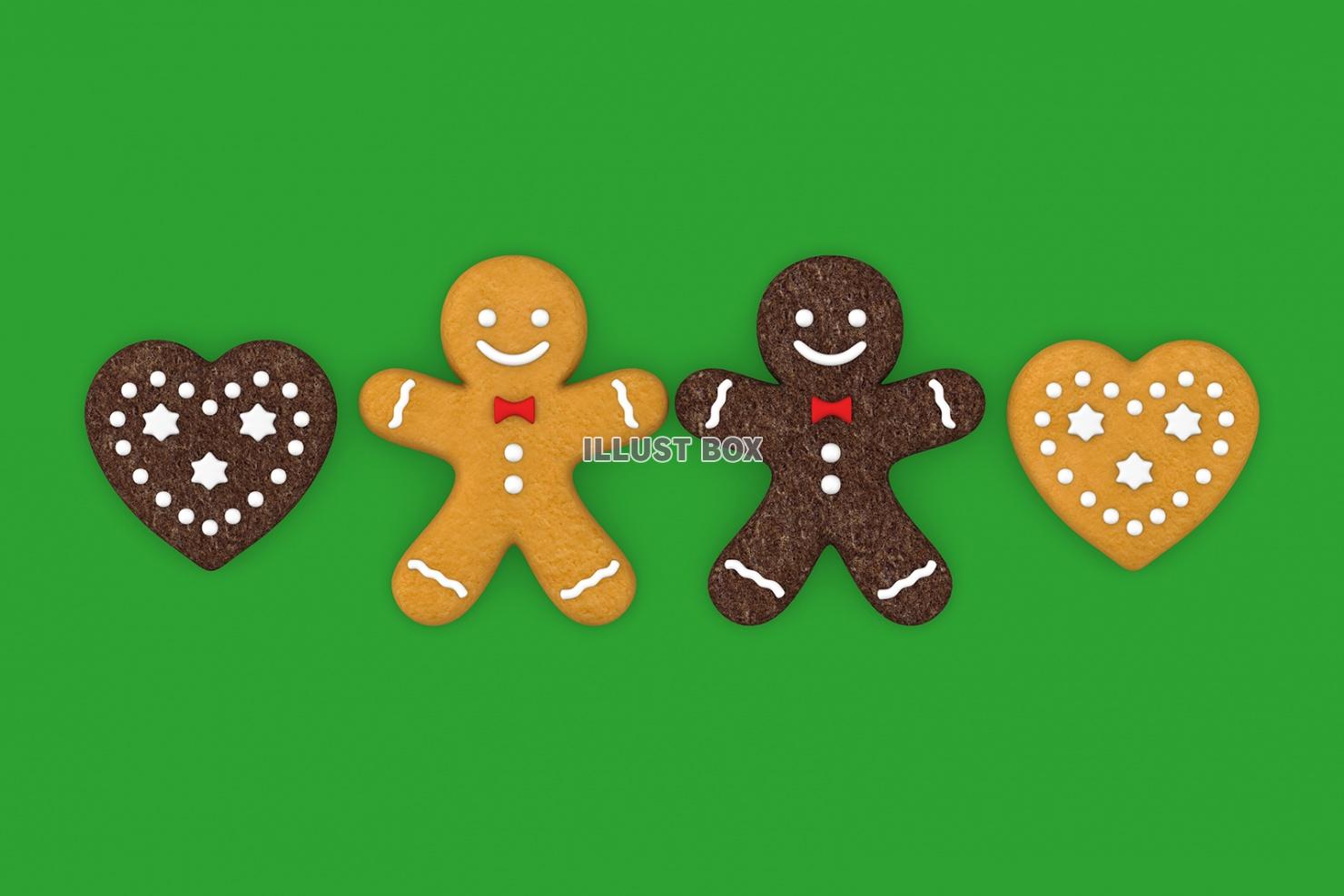 クリスマスクッキー ジンジャーブレッドマン02