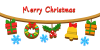 クリスマス飾りライン　透過png