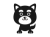 柴犬モノクロ