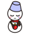 ゆきだるま　06B【透過PNG】