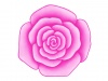 バラの花のワンポイントイラスト背景素材