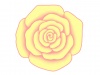 バラの花のワンポイントイラスト背景素材