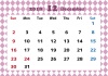 2018年カレンダー・12月