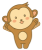 15おさる・バイバイ