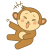 21おさる・笑う