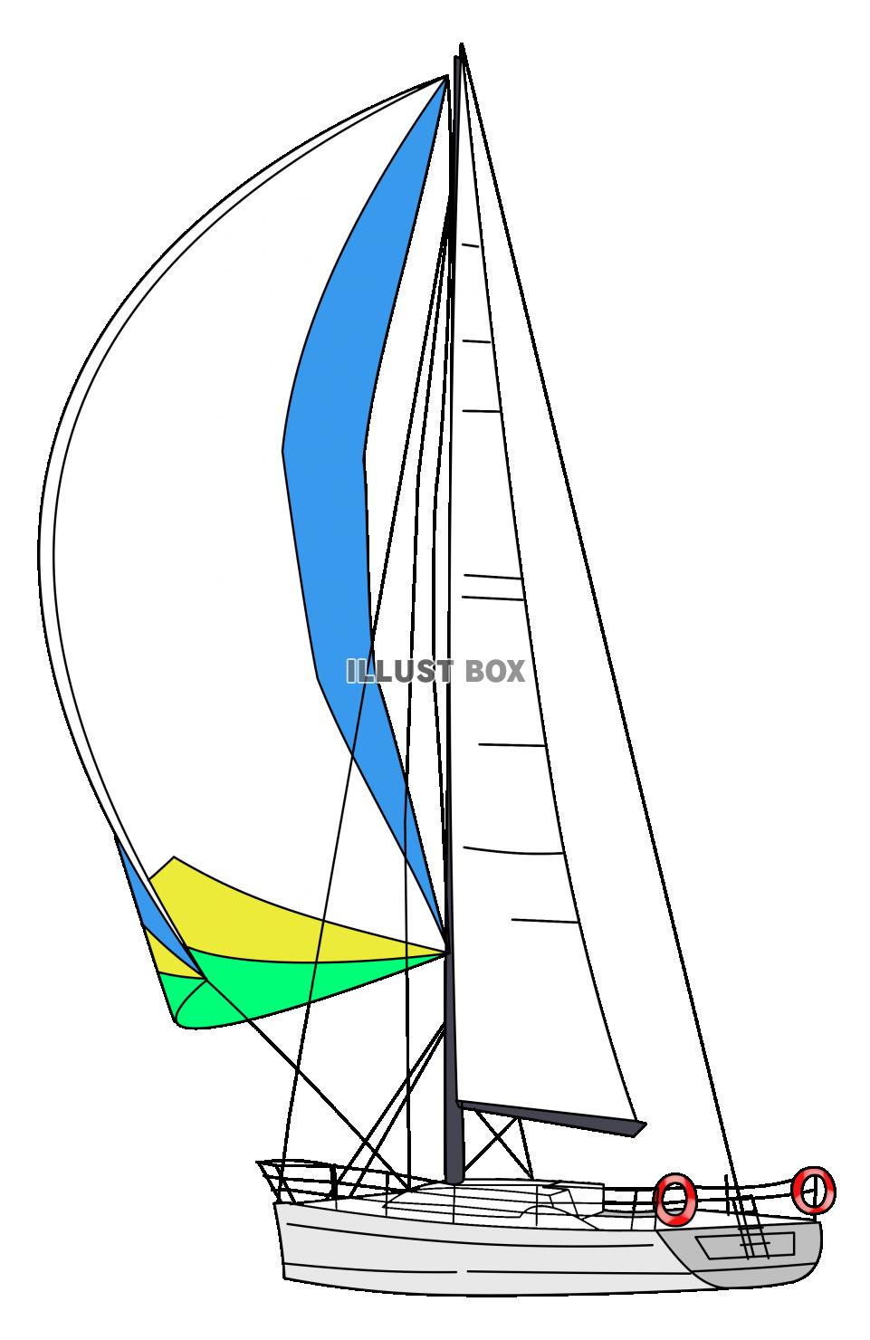 無料イラスト ヨット