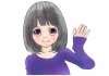 キメポーズ女の子