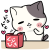 くじ引きしてみる＜ぶち猫　にゃんこ＞