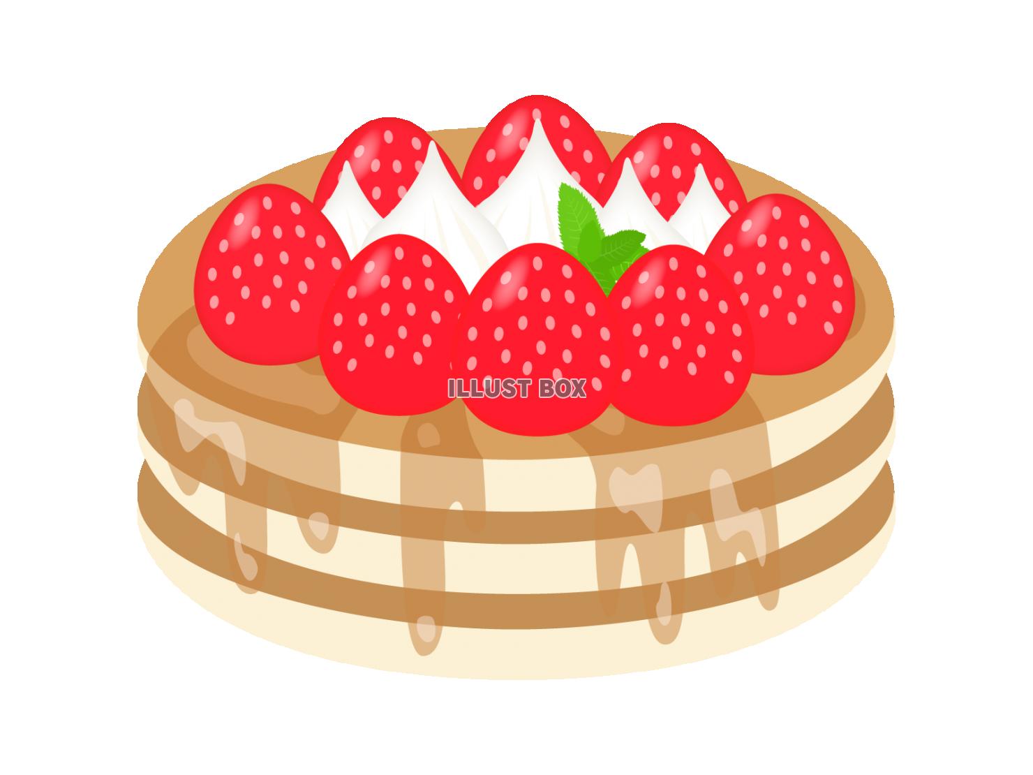 無料イラスト パンケーキ