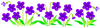 すみれのライン１（春のお花）