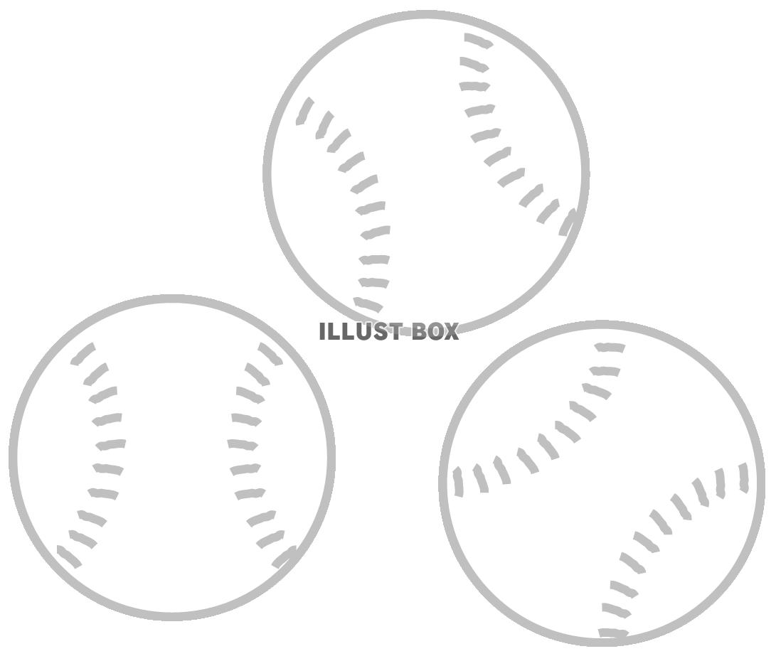 野球ボール イラスト無料