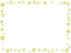 水玉模様のフレーム、ドット柄の飾り枠素材。透過PNG