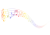 流れる音符　3-2【透過PNG】
