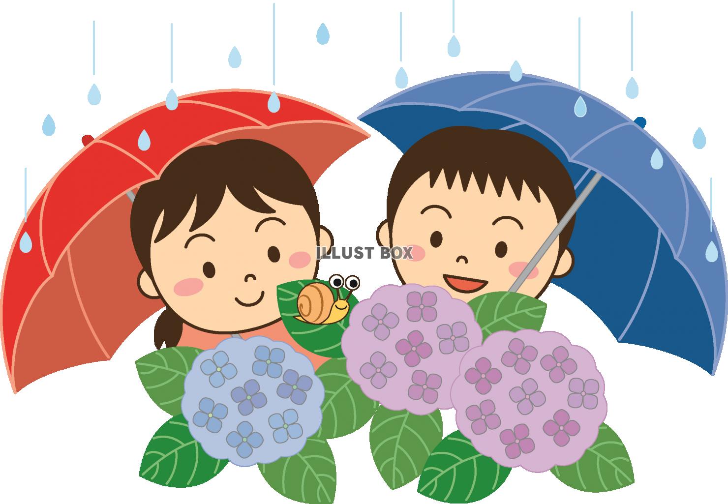 梅雨 とい えば イラスト